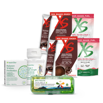 Conjunto Nutrilite™ Energy Program Refill - Sin caja - Sabor chocolate negro