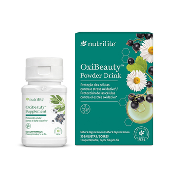 Conjunto (Supplement y Powder Drink) Nutrilite™ OxiBeauty™