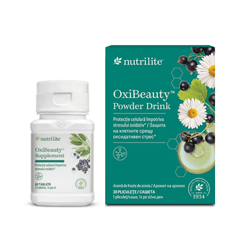 Set (Supplement și Powder Drink) Nutrilite™ OxiBeauty™