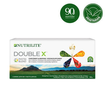 Multivitaminen/ multimineralen/ fytovoedingsstoffen Double X™ Nutrilite™ met doosje