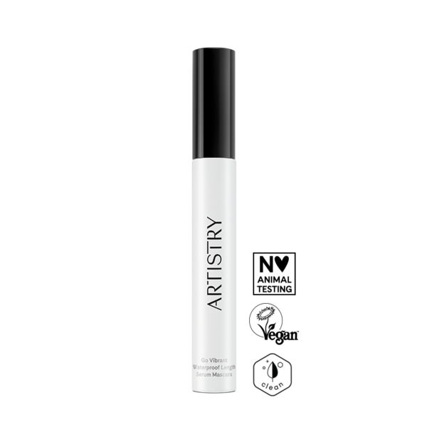 Schwarze Wasserfeste Mascara Für Dünne Wimpern | Mit Mini-Bürste Für Präzises Auftragen, Voluminös & Klumpenfrei