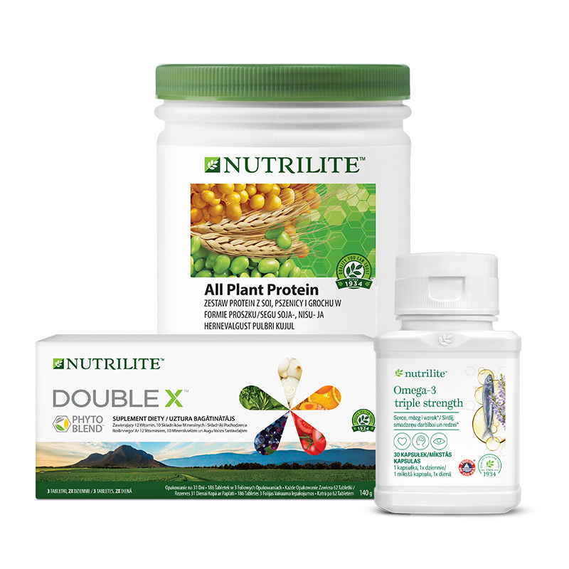 Zestaw Foundational Trio z Nutrilite™ DOUBLE X™