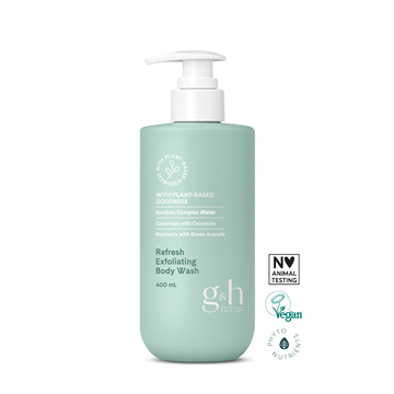 400 ml Refresh Exfoliating Body Wash g&h™ GOODNESS & HEALTH