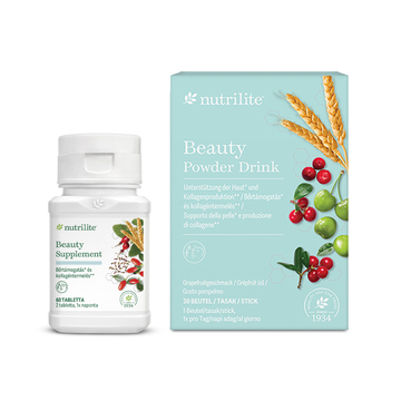 Nutrilite™ Beauty termékcsomag (Supplement étrend-kiegészítő és Powder Drink italpor)